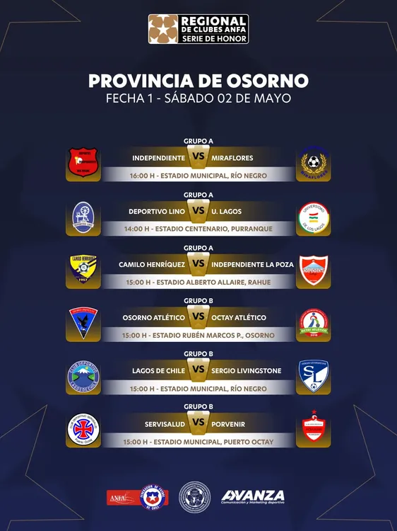 1 fecha Osorno